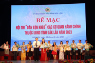 Sôi nổi Hội thi “Dân vận khéo” các cơ quan hành chính thuộc UBND tỉnh Đắk Lắk năm 2023